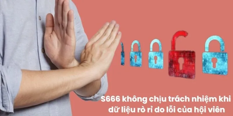 S666 không chịu trách nhiệm khi dữ liệu rò rỉ do lỗi của hội viên